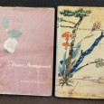 Dois livros sobre arranjos florais japoneses