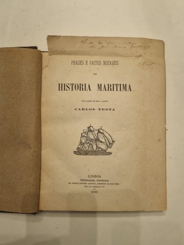 PHASES E FACTOS NOTÁVEIS DA HISTÓRIA MARITIMA