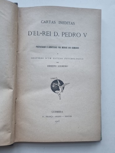CARTAS INÉDITAS DÉL – REI D. PEDRO V