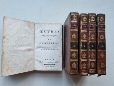 OEUVRES PHILOSOPHIQUES DE CONDILLAC – 1795