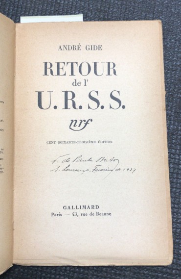 Retour de l'U.R.S.S. 