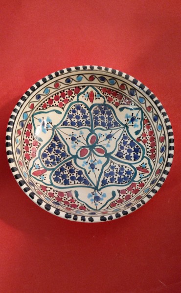 taça pintada à mão