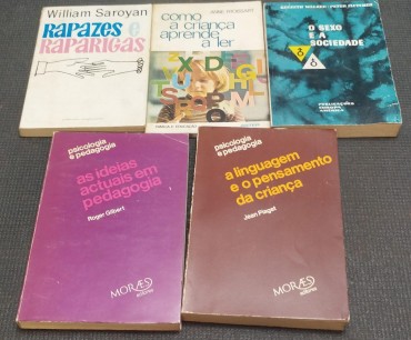 Cinco livros sobre psicologia e pedagogia