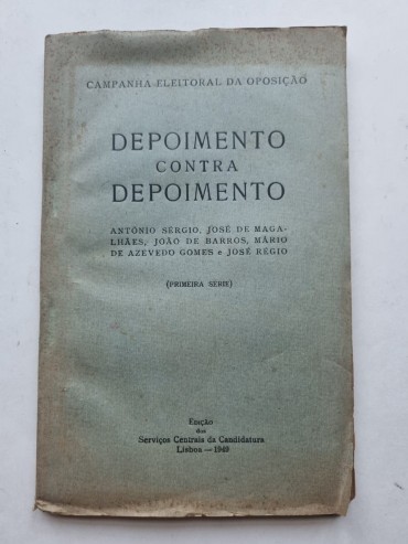 DEPOIMENTO CONTRA DEPOIMENTO