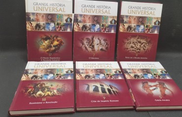 GRANDE HISTÓRIA UNIVERSAL - 6 VOLUMES