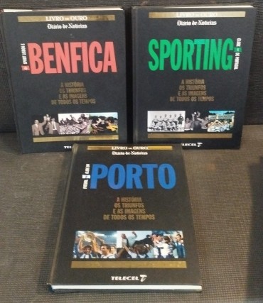 Livro de Ouro: Benfica, Sporting e Porto 