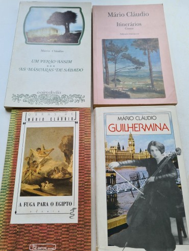 4 LIVROS MÁRIO CLÁUDIO