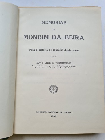 MEMÓRIAS DE MONDIM DA BEIRA 