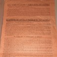 Lote de Panfletos e Comunicados Políticos