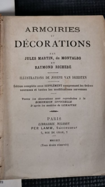 «Armoiries et Décorations» 