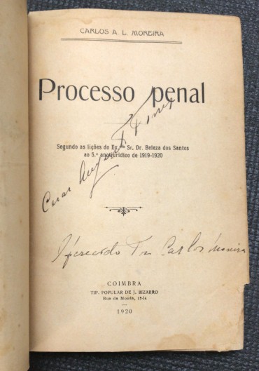 «Processo Penal - 1920» 