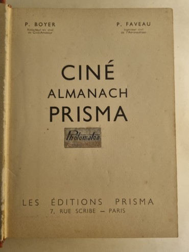 CINE ALMANACH PRISMA 1
