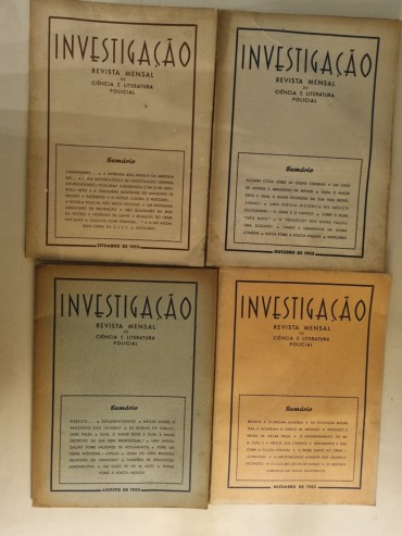 INVESTIGAÇÃO REVISTA MENSAL DE CIÊNCIA E LITERATURA POLICIAL