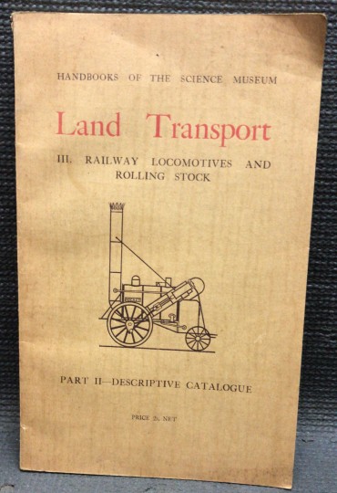 «Land Transport III. Railway Locomotives and Eolling Stock»