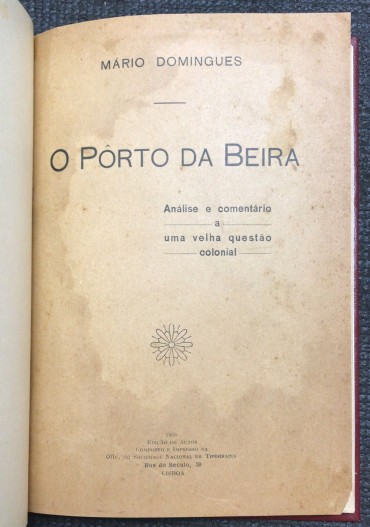 «O Pôrto da Beira»