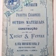 CATÁLOGO ANTIGO DE LOJA DE PRODUTOS CERÂMICOS 