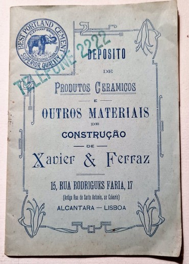 CATÁLOGO ANTIGO DE LOJA DE PRODUTOS CERÂMICOS 