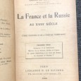 «La France et La Russie au XVIII Siécle»