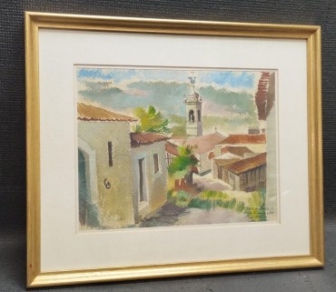 «Vista de Aldeia» - ALBERTO CARDOSO (SÉC. XX)