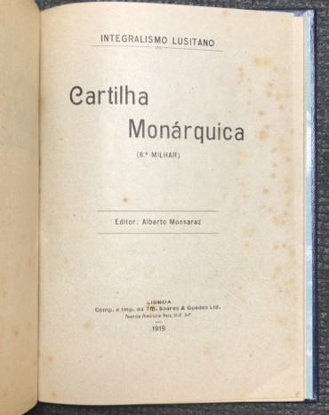 «Cartilha Monarquia»