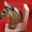 Par de cerra-livros «Cabeças de cavalo»