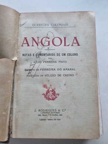 ANGOLA – NOTAS E COMENTÁRIOS DE UM COLONO