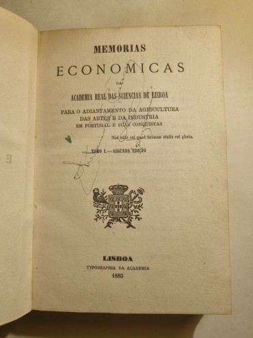 Memórias Económicas da Academia Real das Sciencias de Lisboa - 1885