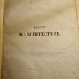 LEÇONS D`ARCHITECTURE