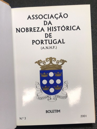 «Boletim da Associação da Nobreza Histórica de Portugal - nº3 2001»