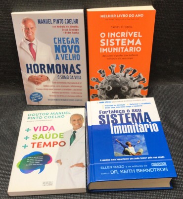 «Lote de 4 Livros de Saúde» 