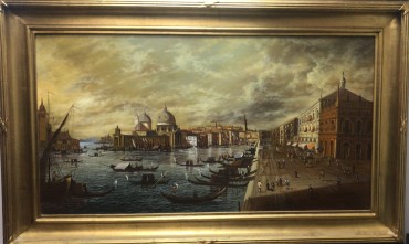 JOÃO PEIXOTO - SÉC. XX - «A Entrada do Grande Canal em Veneza»