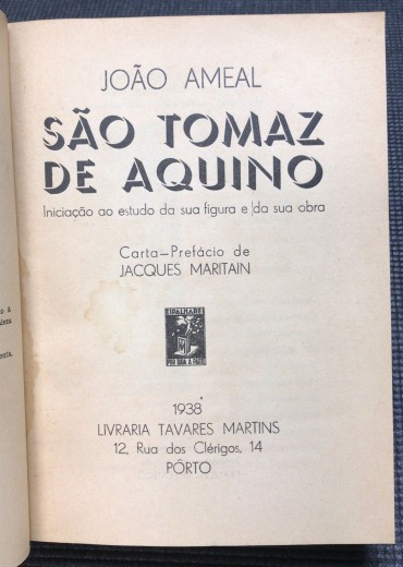 «São Tomaz de Aquino»