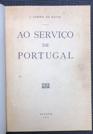 «Ao Serviço de Portugal» 
