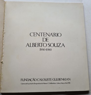 CENTENÁRIO DE ALBERTO SOUZA 1880-1980