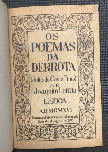 «Os Poemas da Derrota (Júlio da Costa Pinto)»»