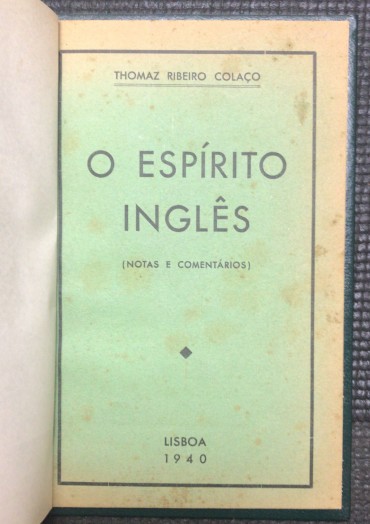 «O Espírito Inglês» 