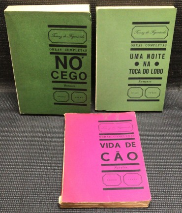 «Lote 3 Livros de Tomaz de Figueiredo»