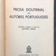 «Prosa Doutrinal de Autores Portugueses / Os Melhores Contos Portugueses» 