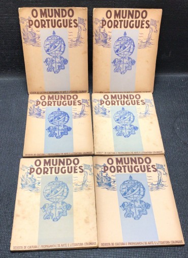 «O Mundo Português - Revista de Cultura e Propaganda de Arte e Literatura Coloniais 6 Números»