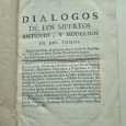 DIALOGOS DE LOS MUERTOS ANTIGUOS Y MODERNOS – 1759