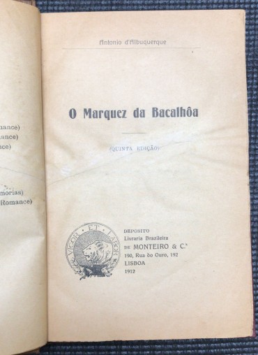 «O Marquez da Bacalhôa»