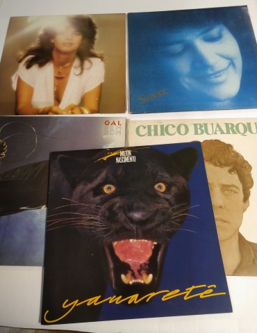 9 discos de vinil diversos - Música Brasileira