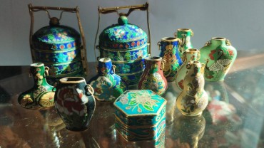 Lote de miniaturas cloisonné 