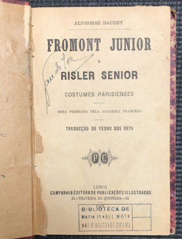 «Fromont Junior e Risler Senior - Costumes Parisienses»