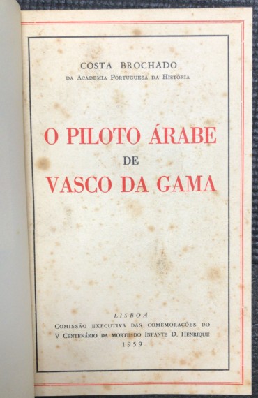 «O Piloto Árabe de Vasco da Gama» 
