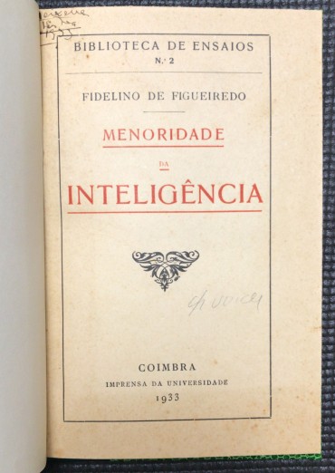 «Menoridade da Inteligência»