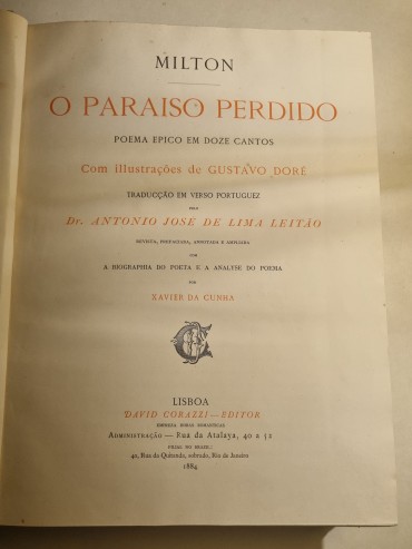 O PARAÍSO PERDIDO