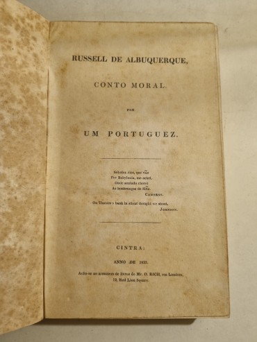 CONTO MORAL POR UM PORTUGUÊS