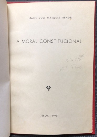 «A Moral Constitucional»
