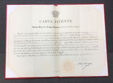 «Carta Patente - Consulado de Portugal No Havre»